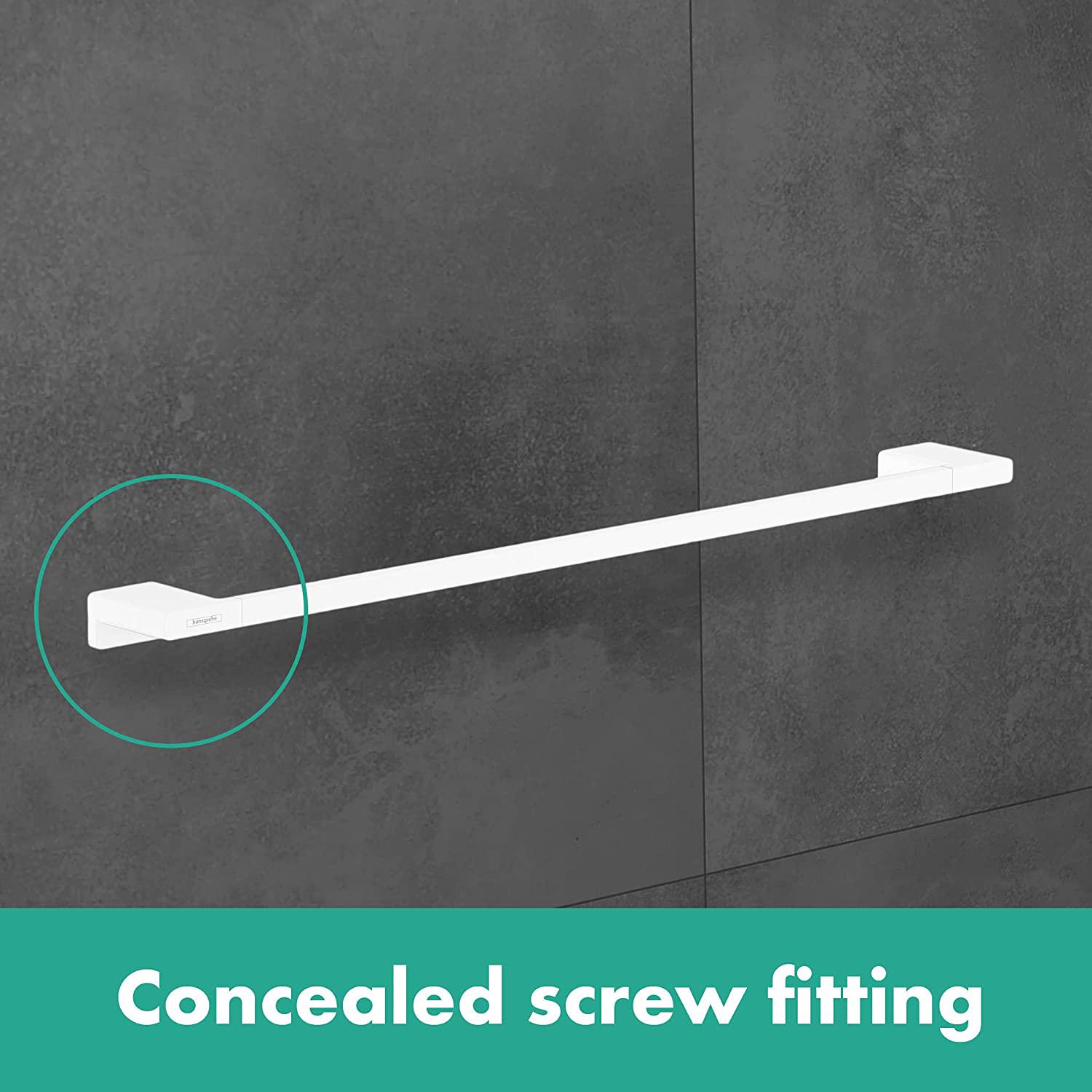 Тримач для рушників Hansgrohe ADDSTORIS 41747700 одинарний Білий (101850) - фото 4