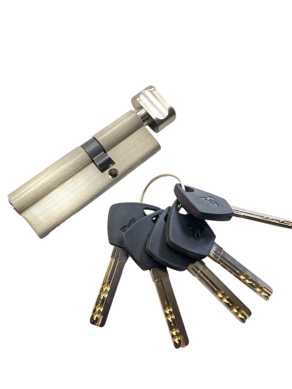 Цилиндр латунный Kedr BRASS M 90 ZCN 55x35T brass key (ЗФ 6202) - фото 2