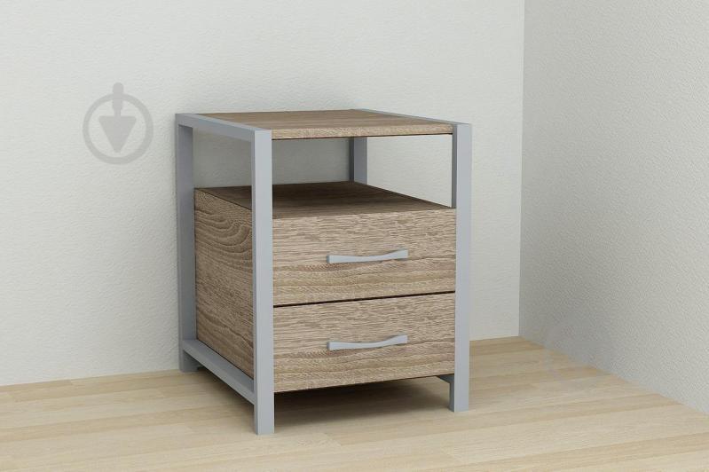 Тумба Ferrum-decor Вивьен 2/2 50x41x40 см Дуб Сонома (XK00125)