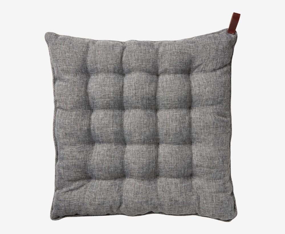 Подушка полиэстер 40x40x5 см Серый (7a329a61)