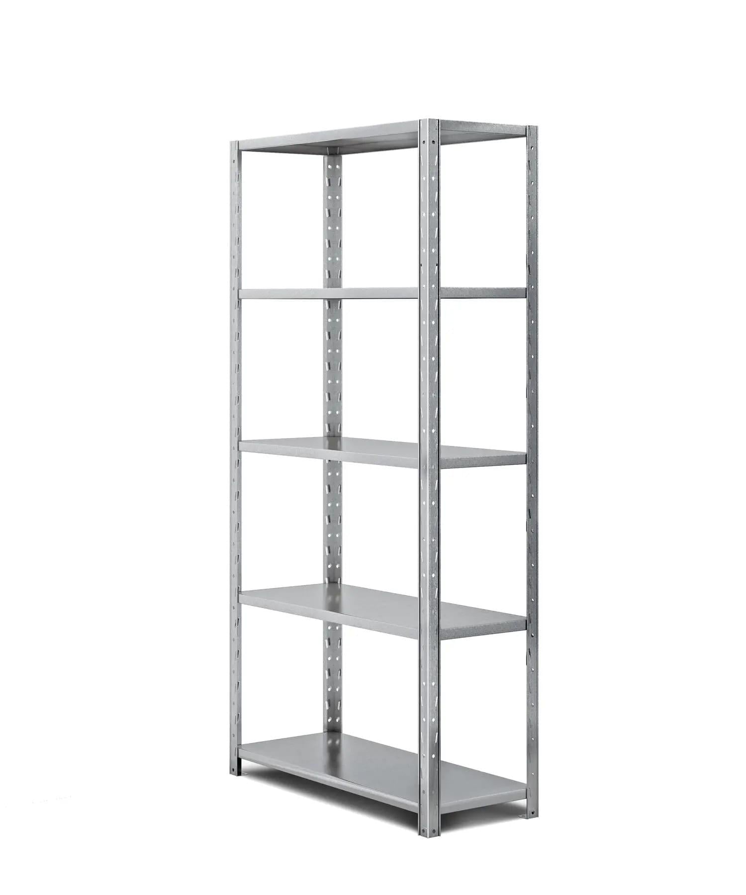Стеллаж металлический ПРОФИ 200х90х40 см с оцинкованным покрытием на 5 полок из металла (366372) Стеллаж металлический ПРОФИ 200х90х40 см с оцинкованным покрытием на 5 полок из металла (366372)