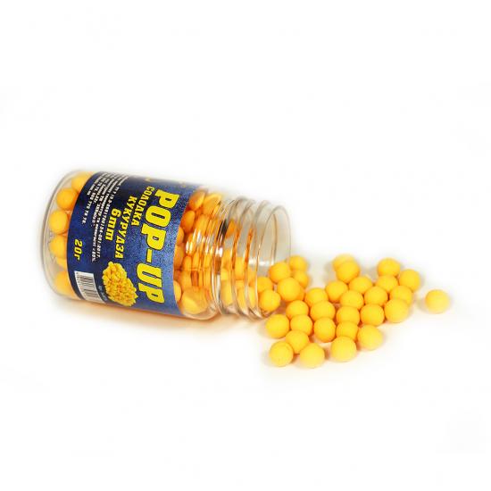 Бойл плавающий 3KBaits Pop-up Сладкая кукуруза 6 мм 20 г (3KB1523) - фото 2 Бойл плавающий 3KBaits Pop-up Сладкая кукуруза 6 мм 20 г (3KB1523) - фото 2