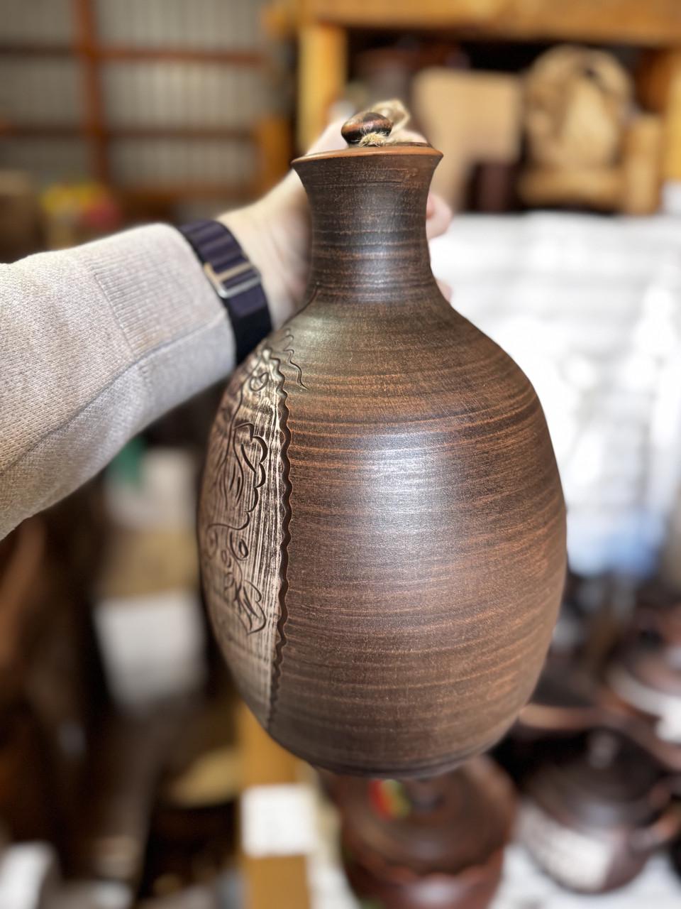 Кувшин глиняный Ангоб для вина 5 л (2582922359) - фото 4 Кувшин глиняный Ангоб для вина 5 л (2582922359) - фото 4