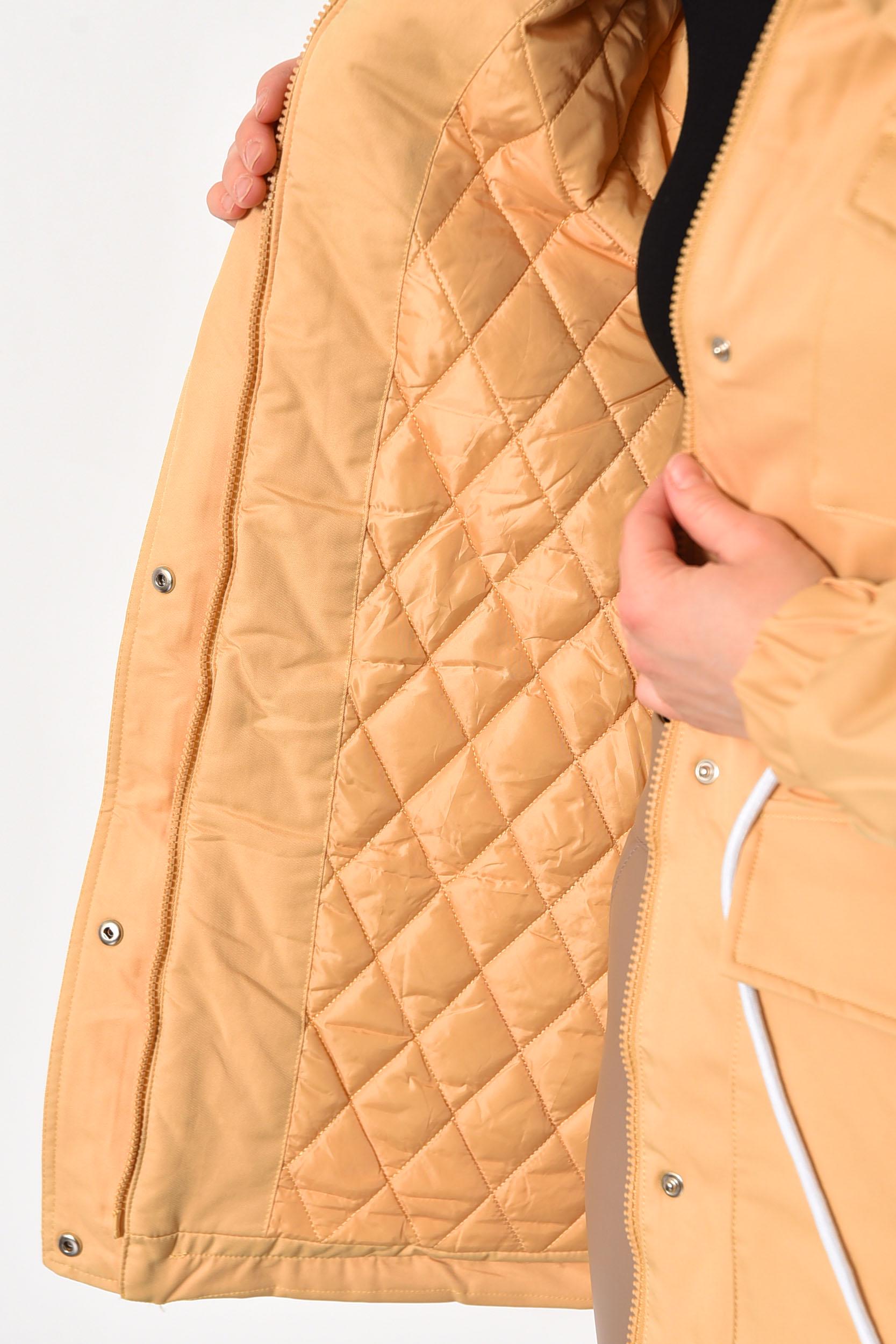 Куртка женская демисезонная L Горчичный (175203) - фото 4 Куртка женская демисезонная L Горчичный (175203) - фото 4