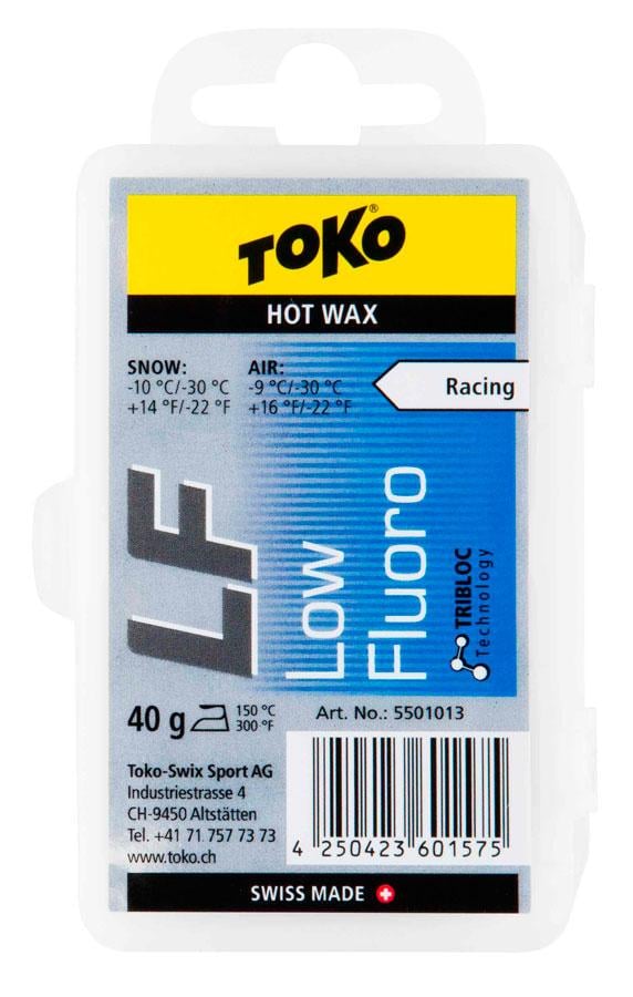 Воск Toko LF Hot Wax 40гр Blue (1052-550 1013)