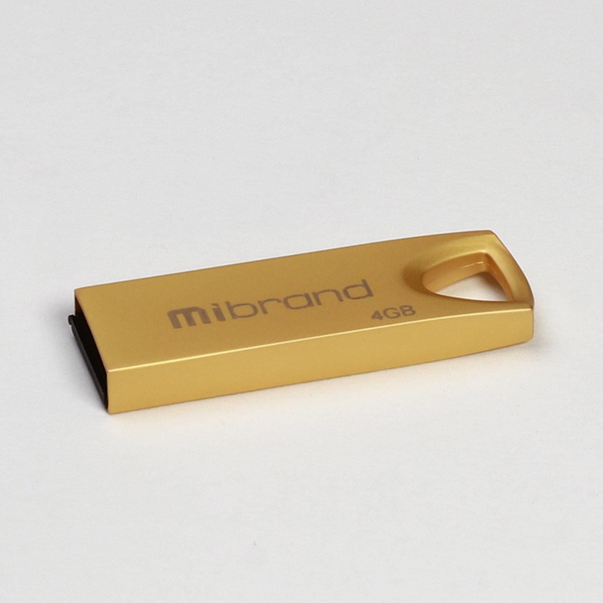 Флеш-память Mibrand Taipan 4 Гб Gold (MI2.0/TA4U2G)