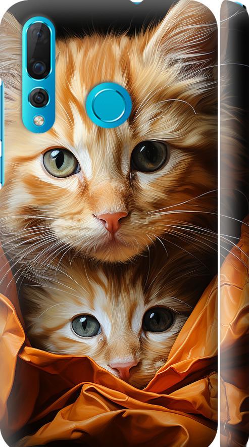 Чехол на Huawei Nova 4 Котики 2 (5664m-1632-42517)