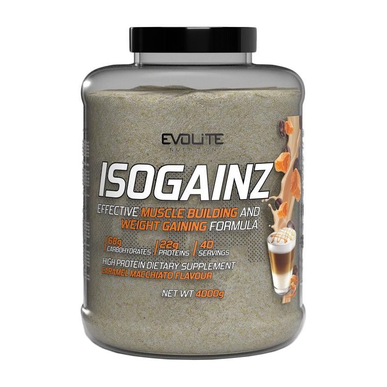 Гейнер Evolite Nutrition Iso Gainz 4 кг Карамельный макиато