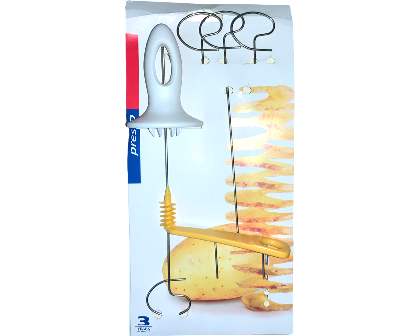 Картофелерезка с запасными вертелями металлическая спиральная 24 см - фото 3 Картофелерезка с запасными вертелями металлическая спиральная 24 см - фото 3