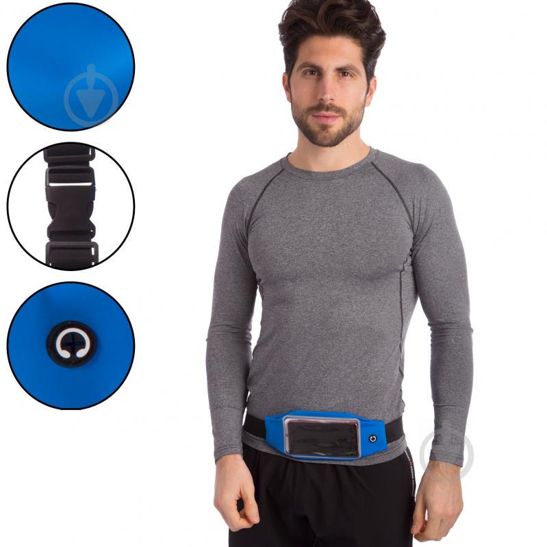Чехол-сумка на пояс для бега planeta-sport RUNNING WAISTPACK GA-506 Синий