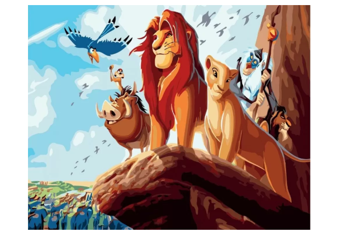 Картина по номерам Brushme Король лев (GX3755)