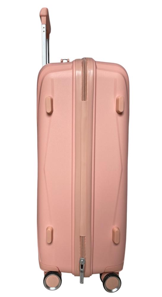 Чемодан средний Madisson Snowball 51103 полипропилен M Персиковый - фото 2