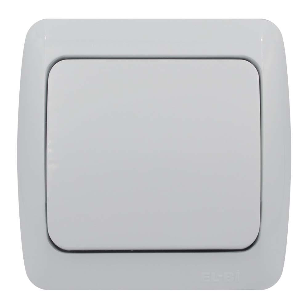 Выключатель одноклавишный EL-BI ALSU накладной Белый (504-010200-200)
