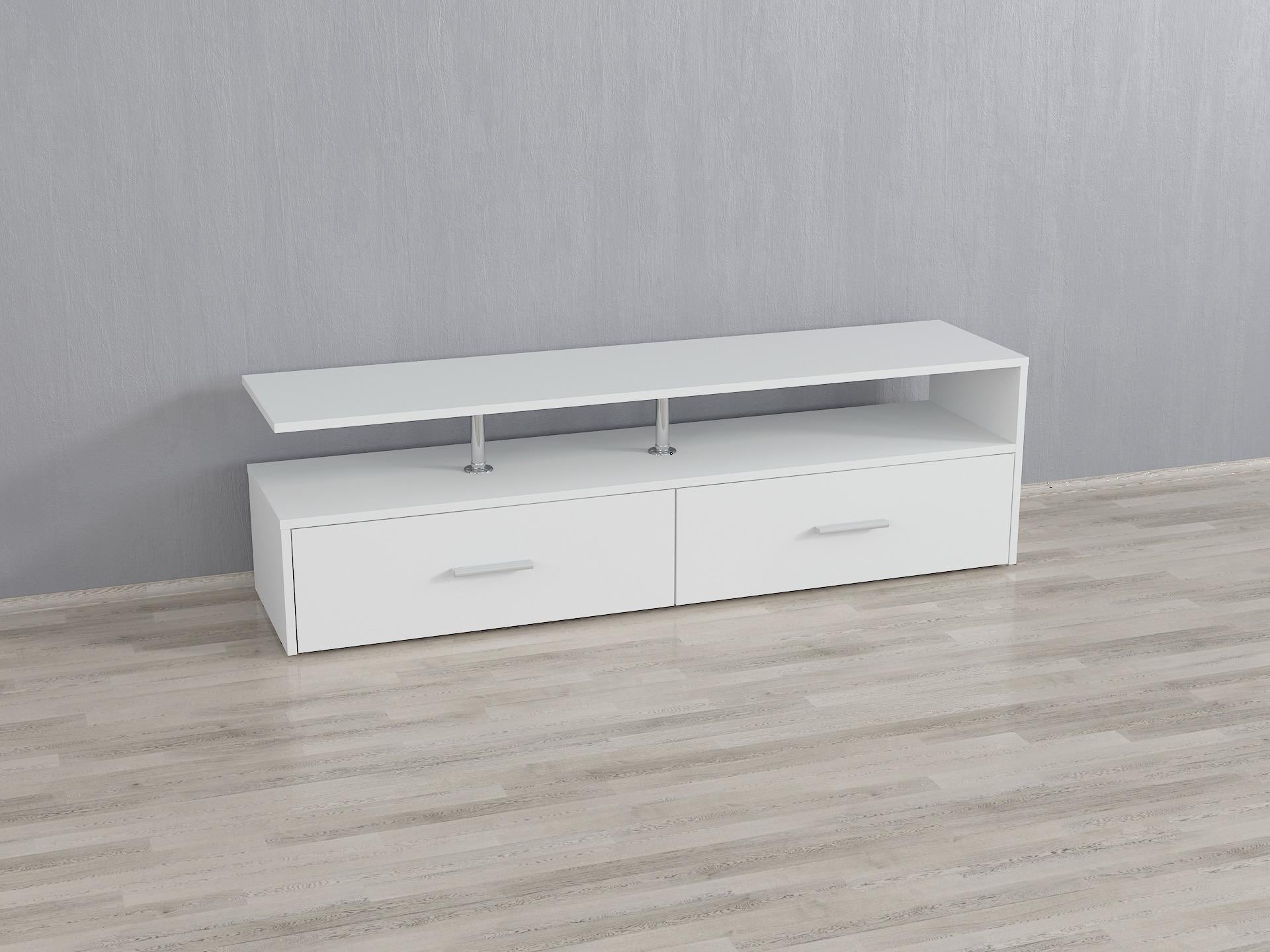 Тумба под телевизор Adela 1400x350x416 мм Белый Тумба под телевизор Adela 1400x350x416 мм Белый