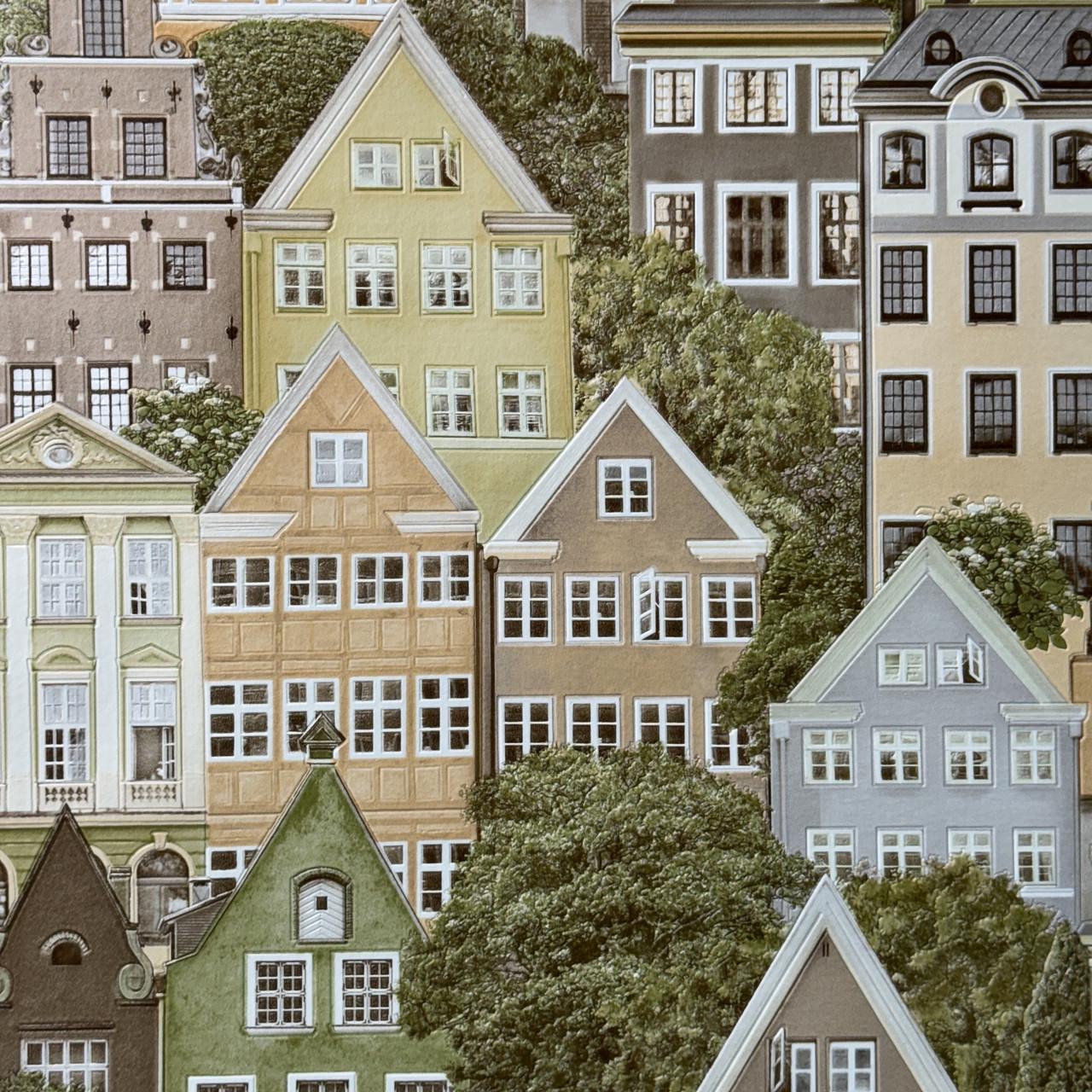 Обои виниловые Славянские обои Домики 53 см (5671-01)