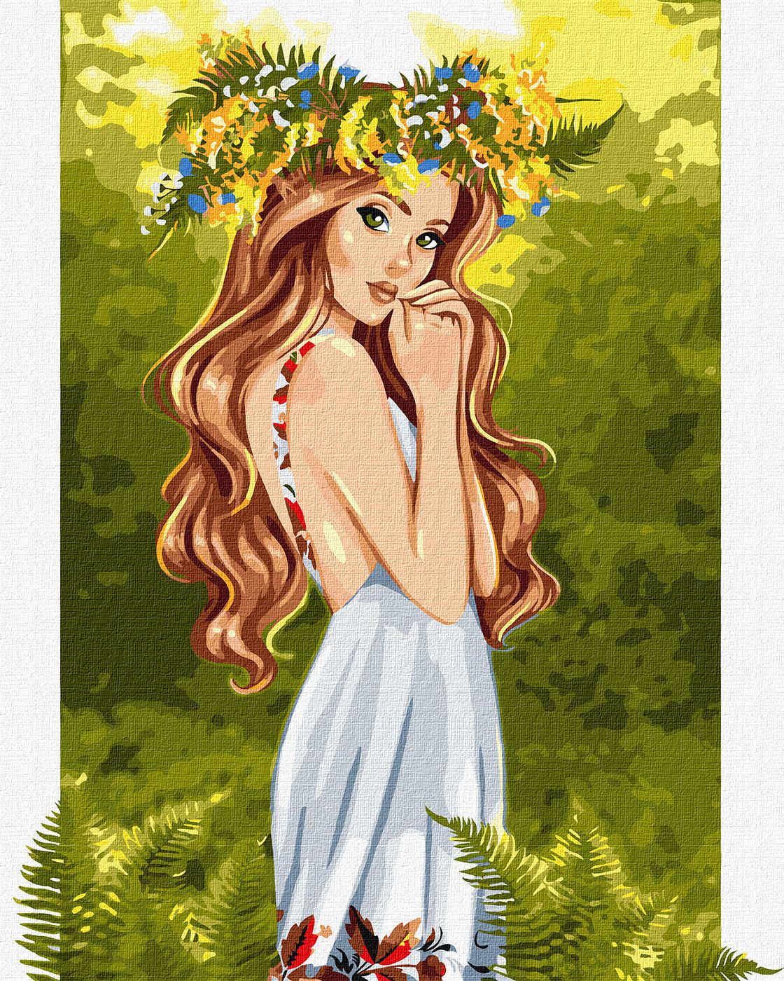 Картина за номерами Ideyka Берегиня лісу кно4993 40x50 см (MTT-155848)