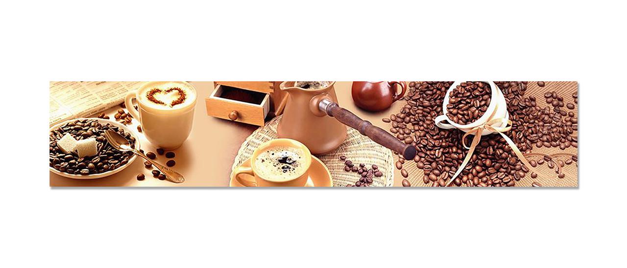 Наклейка виниловая на кухню Zatarga Кофейная идилия 600х3000 мм (1274515480)