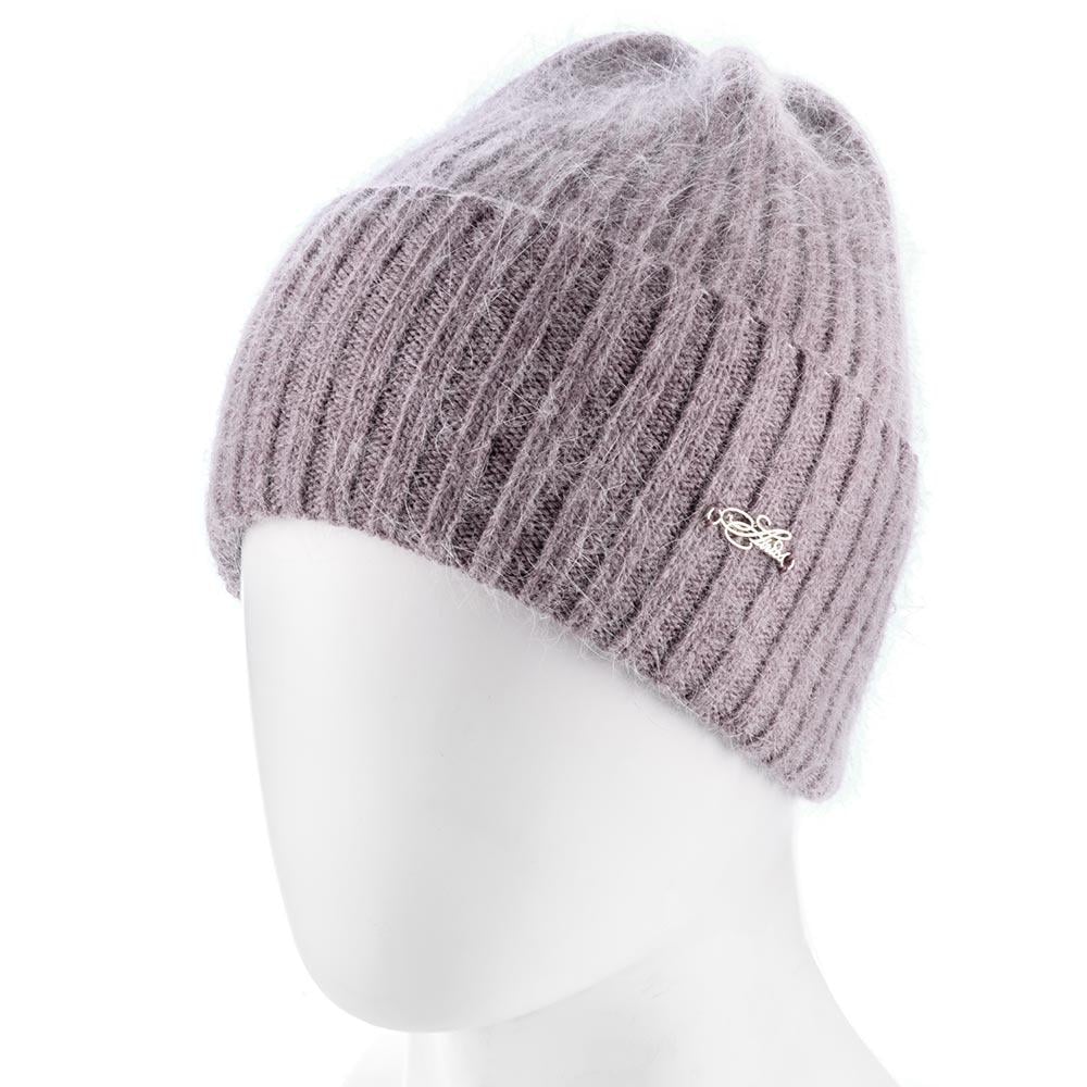Шапка женская луковычка из ангоры ATRICS WH868 one size Сиреневый