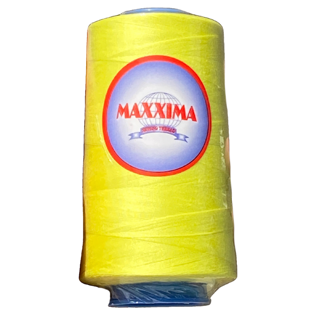 Нитки швейные Maxima 40/2 Неоново-желтый (543N)
