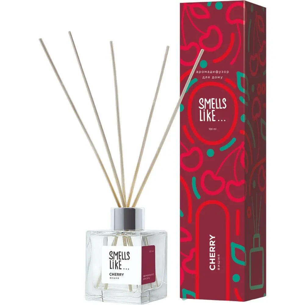Аромадиффузор Smells Like Cherry Вишня 100 мл (2190827124) - фото 1 Аромадиффузор Smells Like Cherry Вишня 100 мл (2190827124) - фото 1