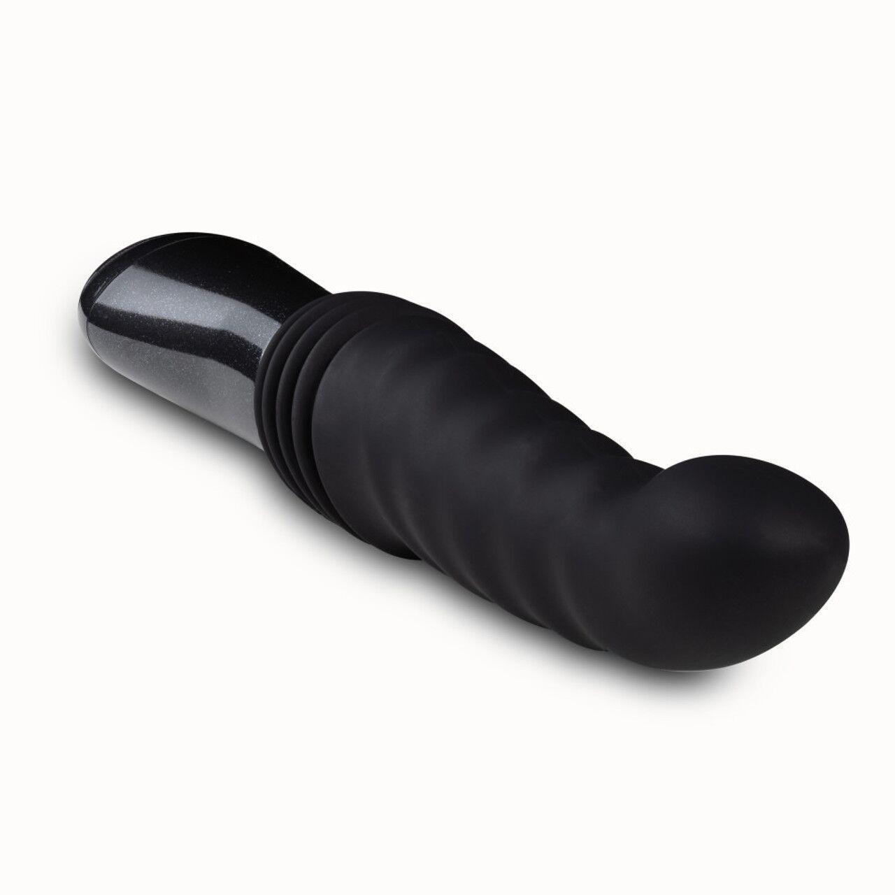 Пульсатор Blush Temptasia Lazarus Thrusting Dildo ребристый ствол/3 скорости Black (SO8836)