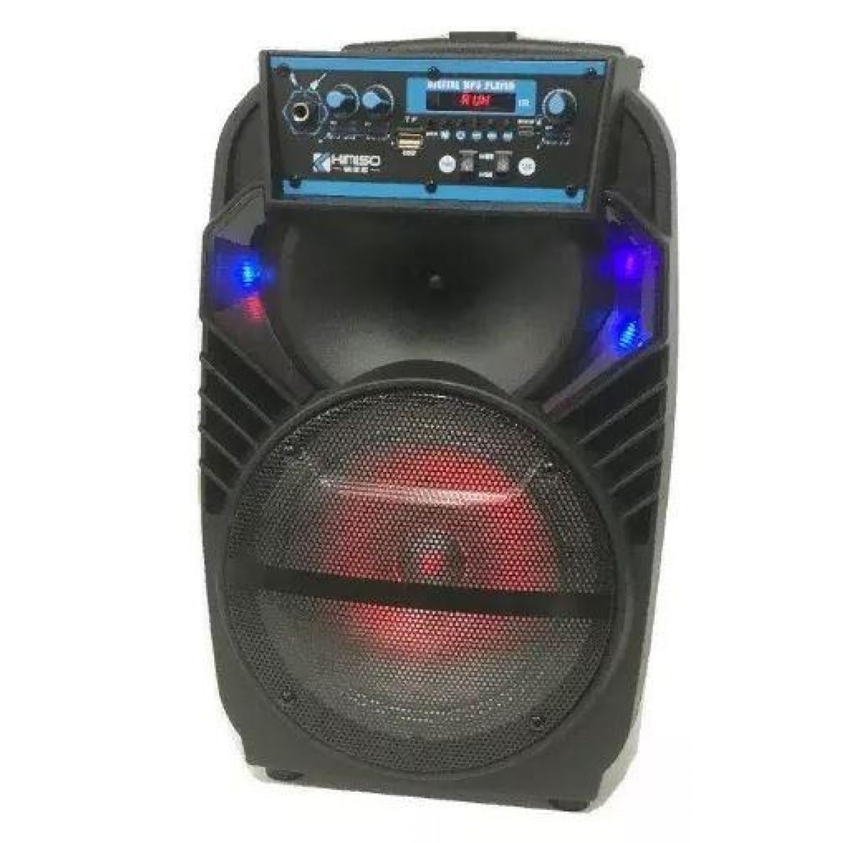 Колонка KIMISO QS-801 8'BASS/1000W с микрофоном (Col-036)