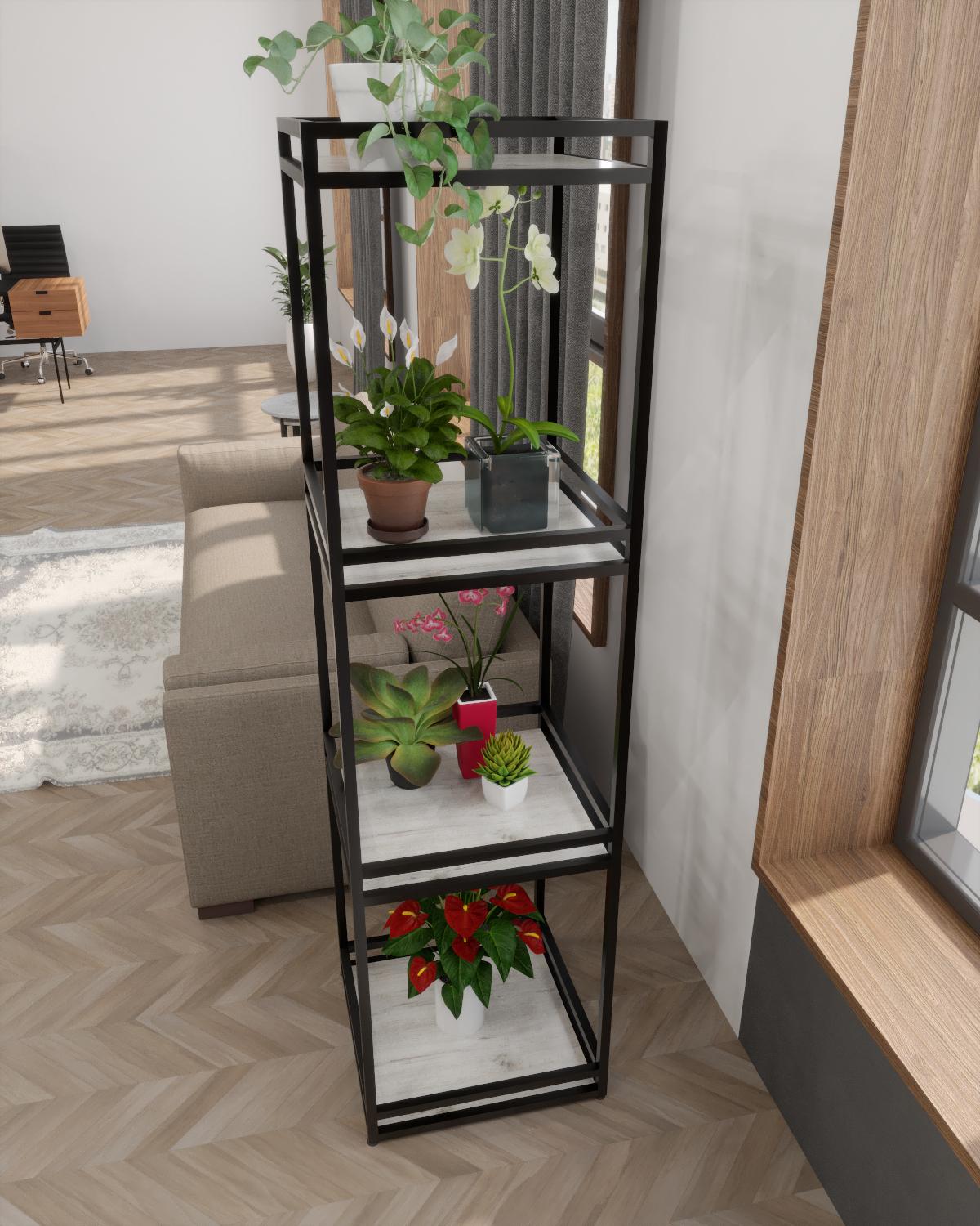 Подставка для цветов EcoLoft Нериса DSP-1438-2 в стиле лофт Дуб Кортона (DSP-1438-2) Подставка для цветов EcoLoft Нериса DSP-1438-2 в стиле лофт Дуб Кортона (DSP-1438-2)