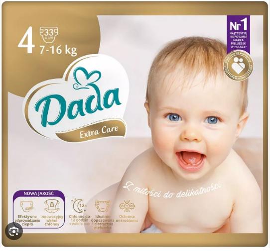 Подгузники Dada №4 7-16 кг 33 шт. (32105121)