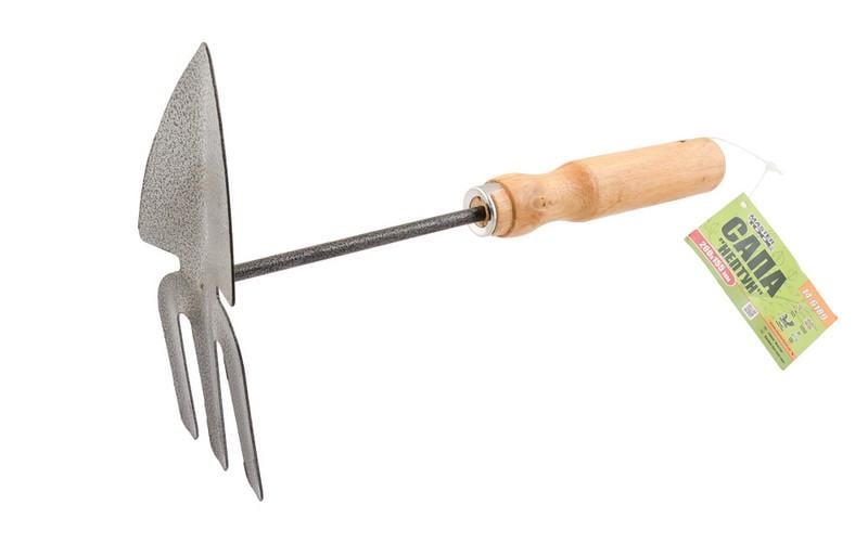 Сапа MasterTool Нептун з дерев'яною ручкою 260х155х70 мм (14-6189) Сапа MasterTool Нептун з дерев'яною ручкою 260х155х70 мм (14-6189)