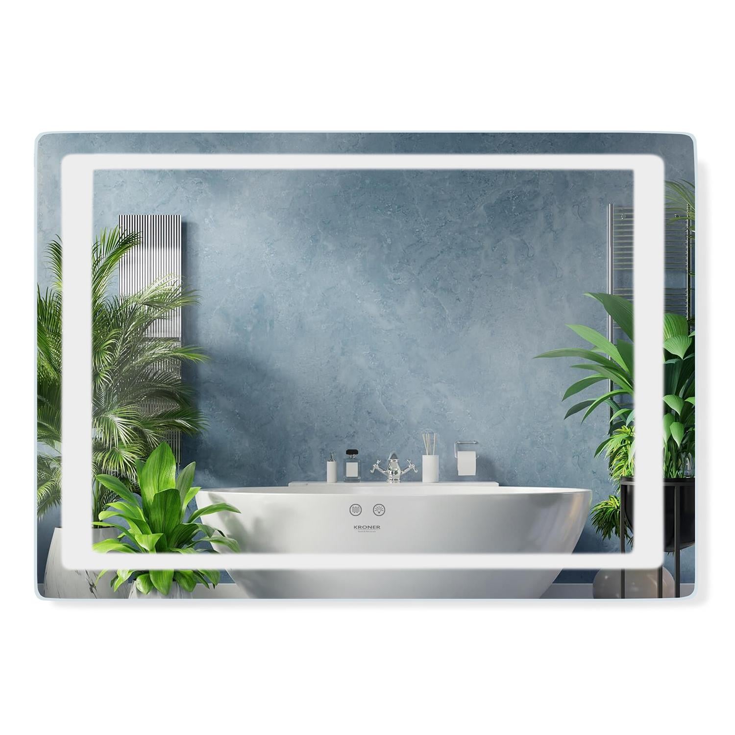 Зеркало Kroner Spiegel CV030032 c LED подсветкой 50x70 см (160655)