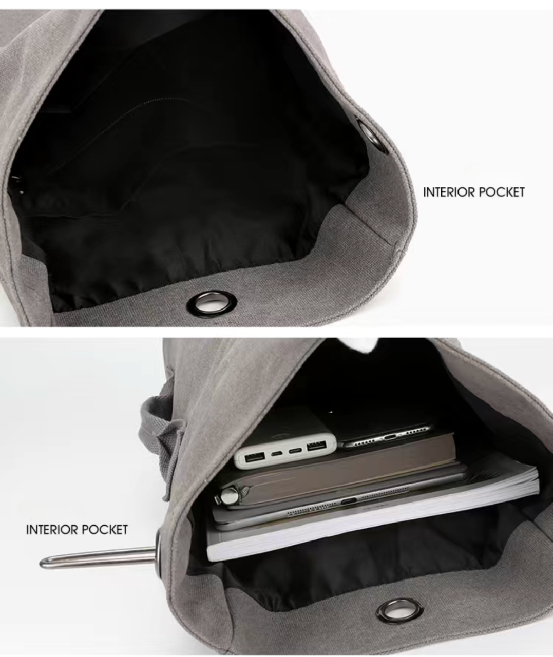 Сумка-рюкзак FOURONE РЕТРО Army green (2033250673) - фото 6 Сумка-рюкзак FOURONE РЕТРО Army green (2033250673) - фото 6