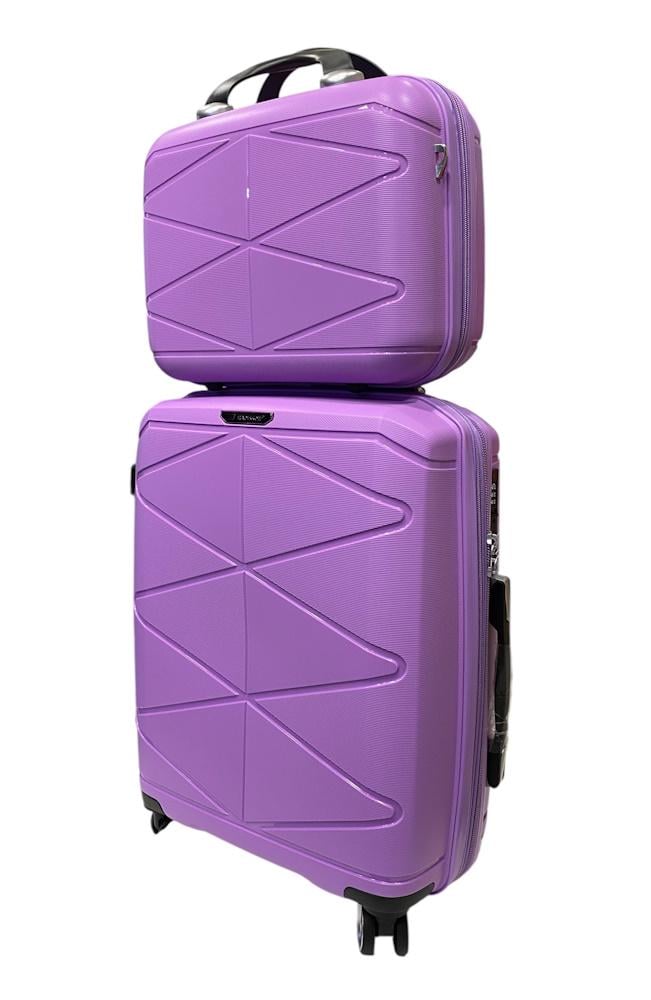 Комплект чемоданов MADISSON Snowball 51304/S+VA Сиреневый (be720fd847eeb1859fa428f834da0995)