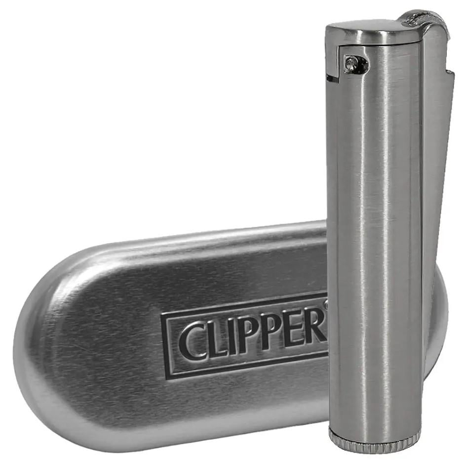ᐉ Зажигалка Clipper Metal Gasoline Silver (ЗК-74) • Купить в