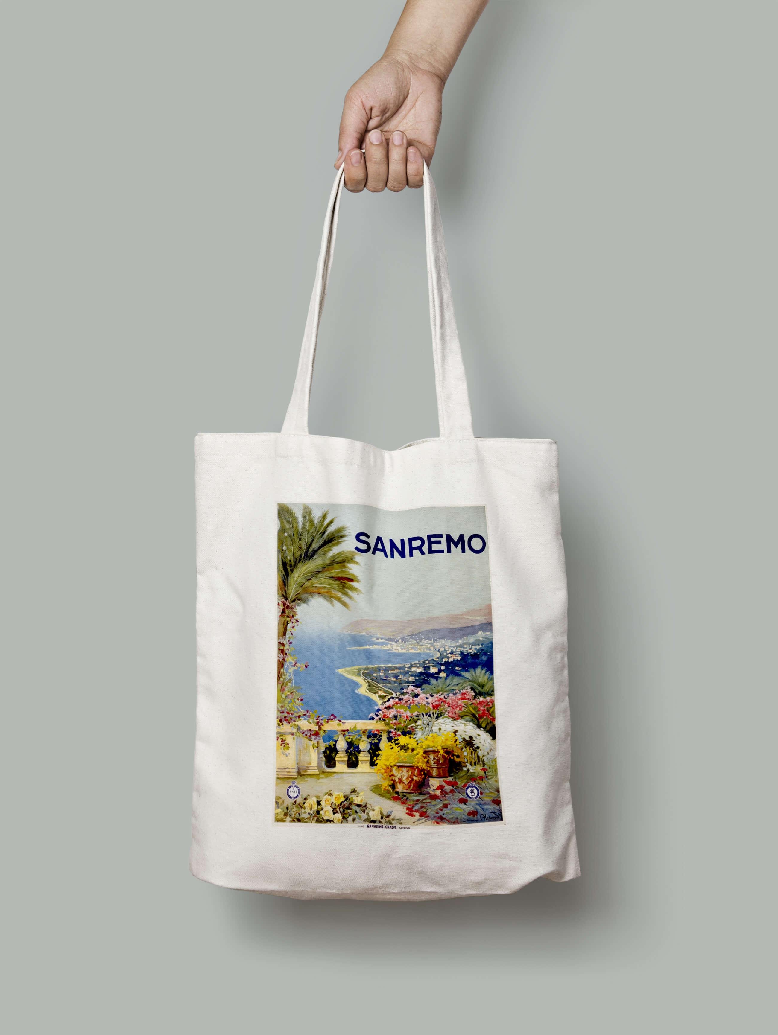 Эко-сумка Побережье Сан Ремо шопер (sanremo_italy_Bag)