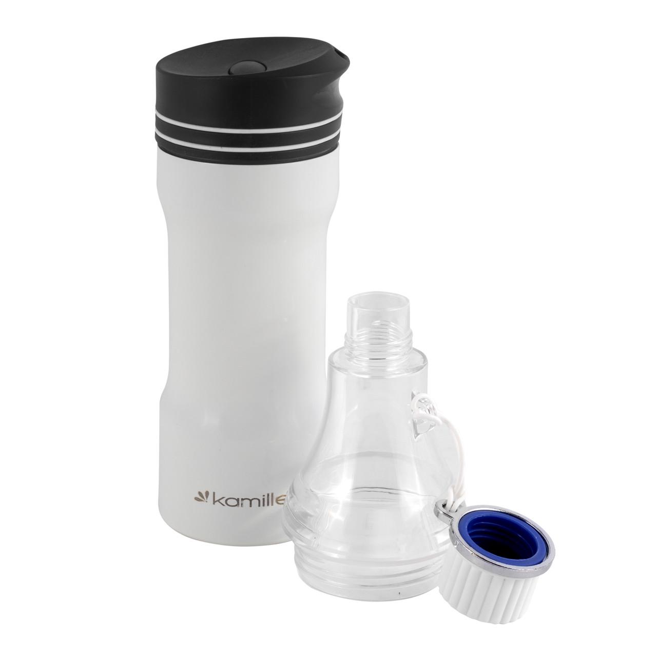 Термокружка Kamille KM-2061 из нержавеющей стали 320 мл Белый (1883389142) - фото 5