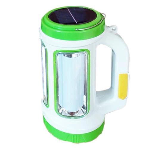 Фонарь 5158-LED-COB power bank с солнечной панелью Зеленый