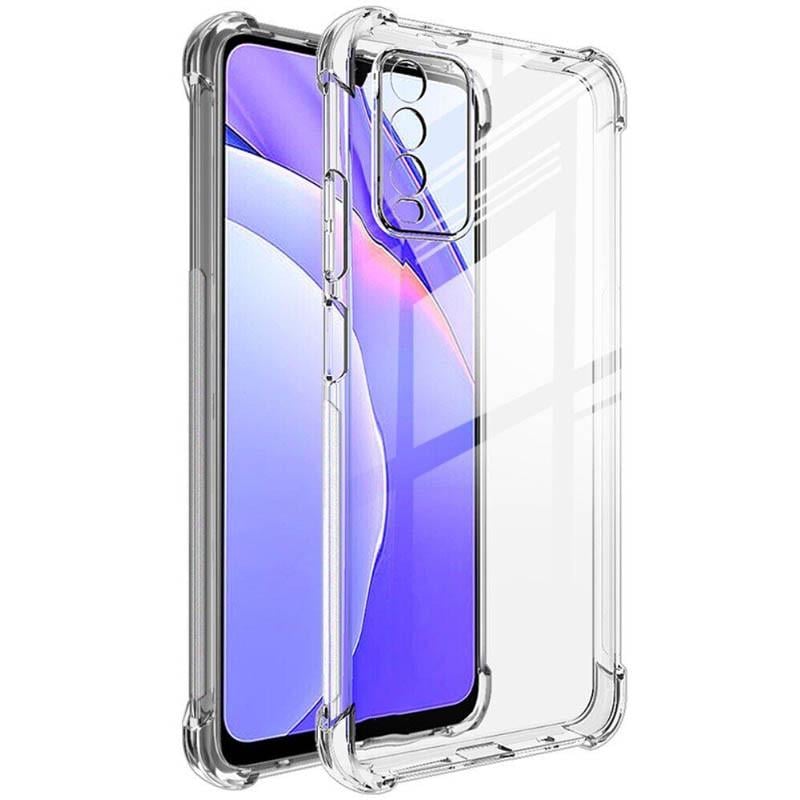 Противоударный TPU чехол GETMAN Ease logo усиленные углы Full Camera для Xiaomi Redmi Note 9 4G/9 Power/Poco M3/9T Бесцетный (прозрачный)