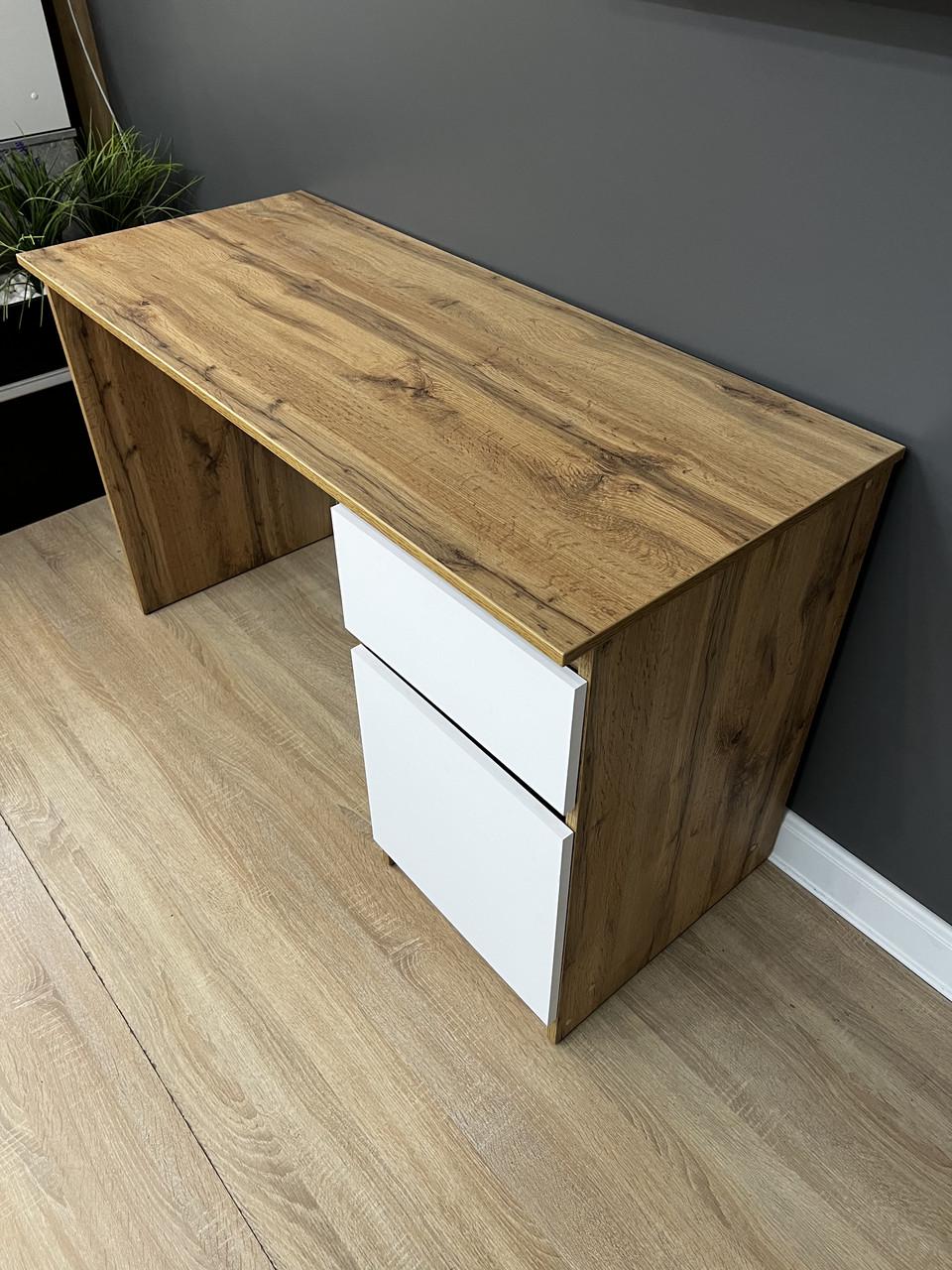 Стіл письмовий без ручок Лайт 1250х750х530 мм Дуб Аппалачі/Німфеа Альба - фото 3 Стіл письмовий без ручок Лайт 1250х750х530 мм Дуб Аппалачі/Німфеа Альба - фото 3