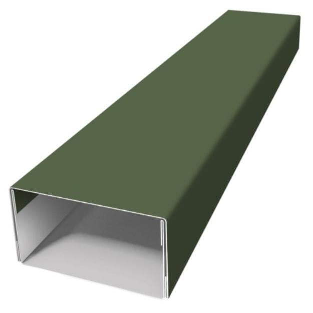 Рельс декоративный SIMBUD 60x35 мм 2 пог. м RAL6020 (4574835)