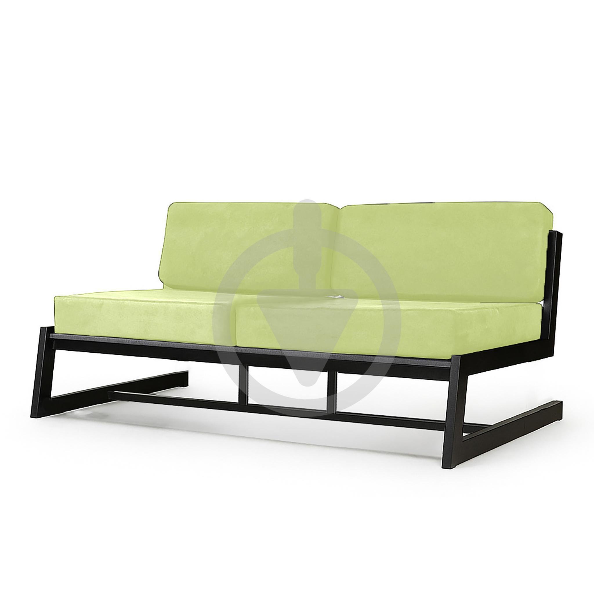 Диван металлический AVVS Атлас лофт велюр 156 см Салатовый - фото 1 Диван металлический AVVS Атлас лофт велюр 156 см Салатовый - фото 1