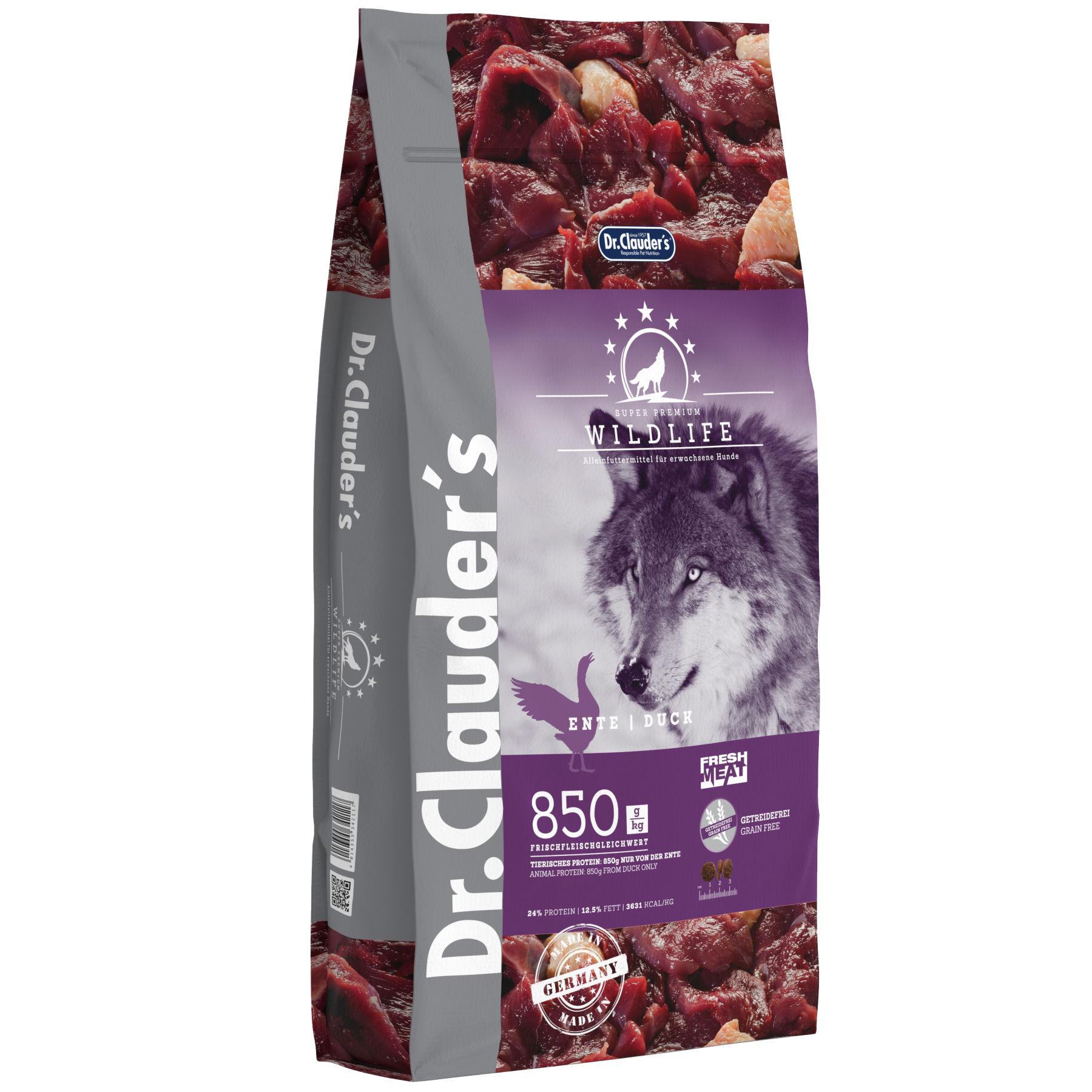 Корм сухой для собак Dr.Clauder's Wildlife Duck 11,5 кг (12665008)