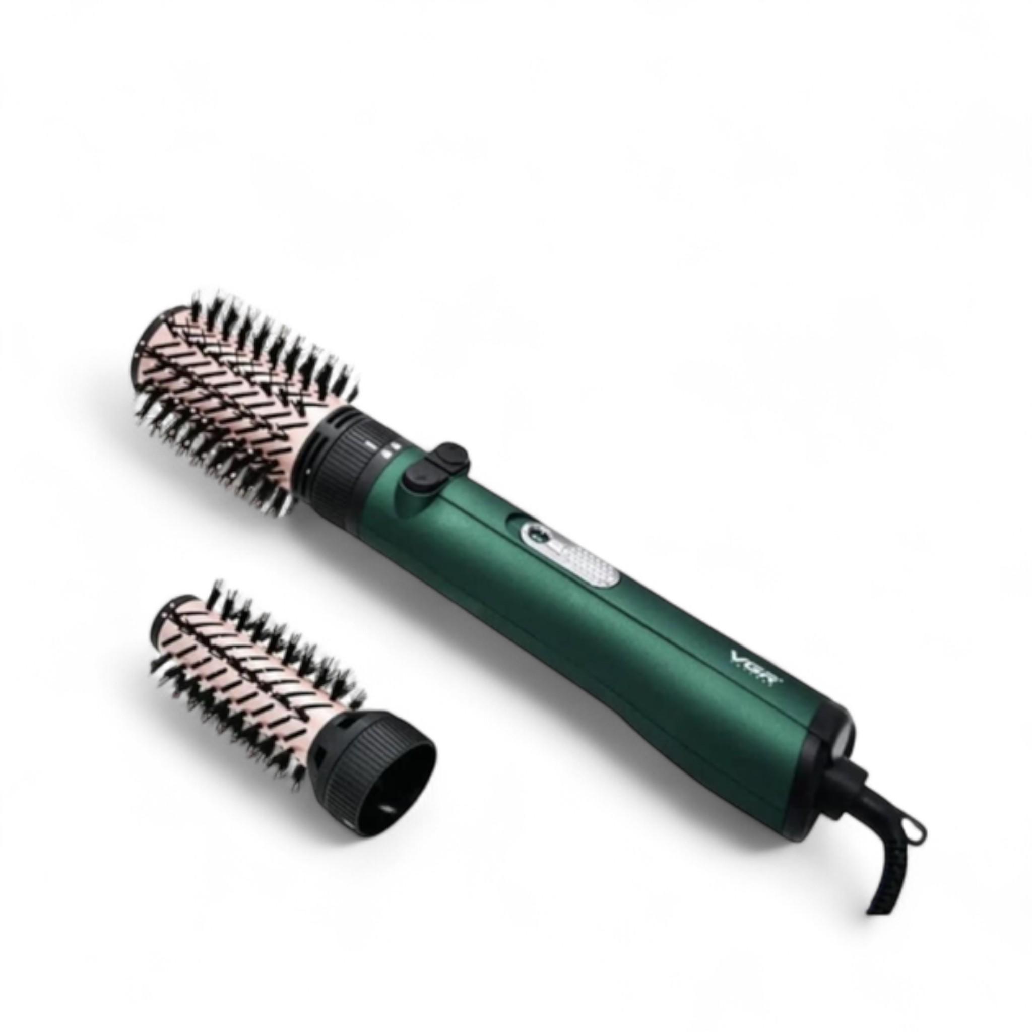 Фен-стайлер для волос VGR V-498 2в1 с керамическим покрытием и вращающимися насадками 1200 Вт Green (Н_V-498Green)