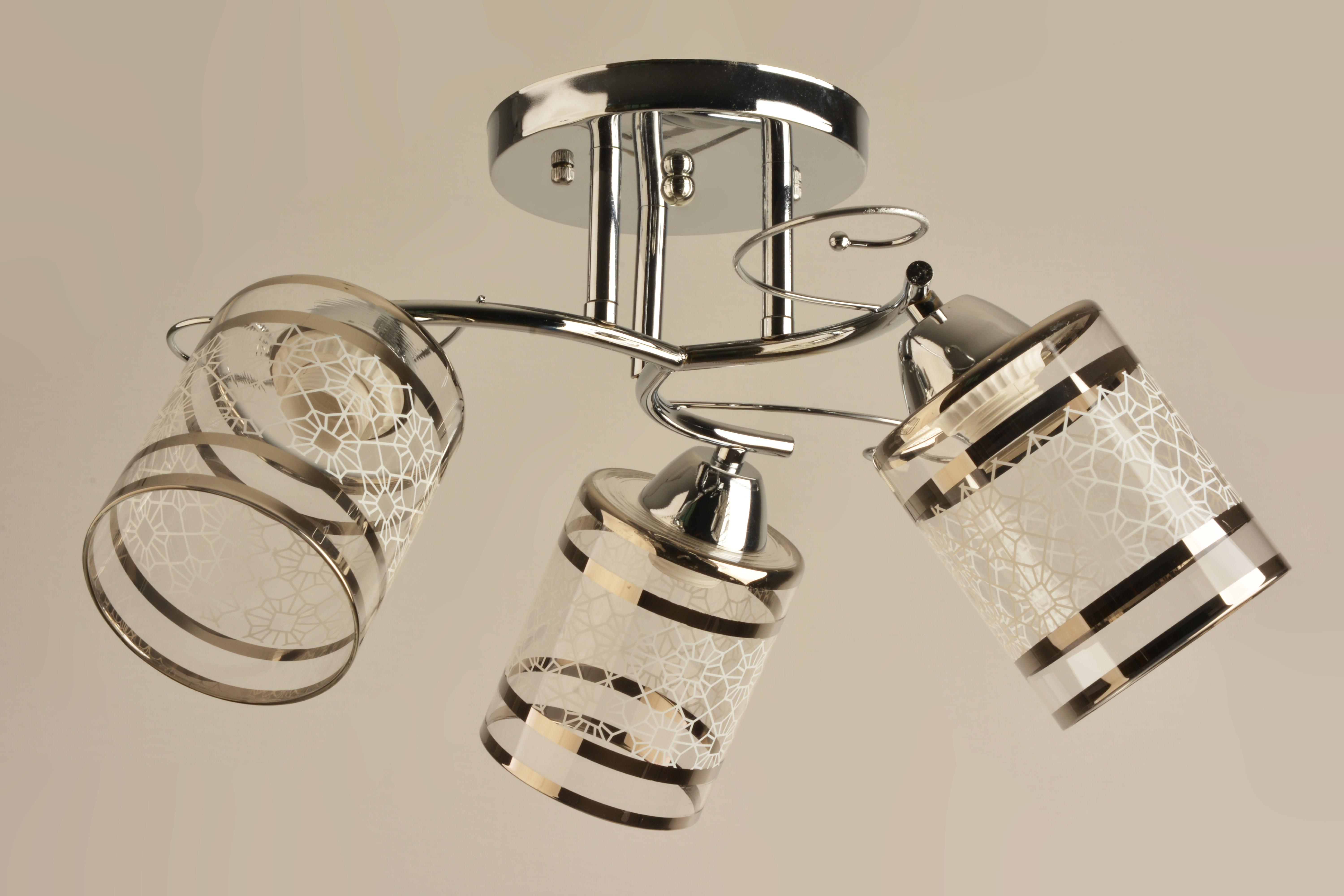 Люстра потолочная Sirius Л 8004/3A CR на 3 плафона