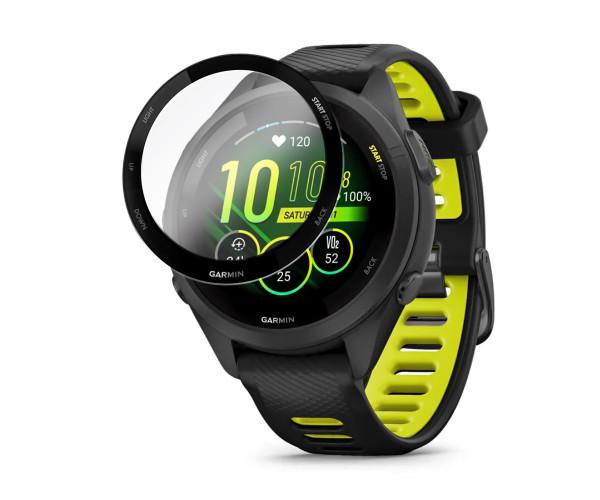 Защитное стекло противоударное SoftGlass Full Cover P ммA для Garmin Forerunner 265S Black