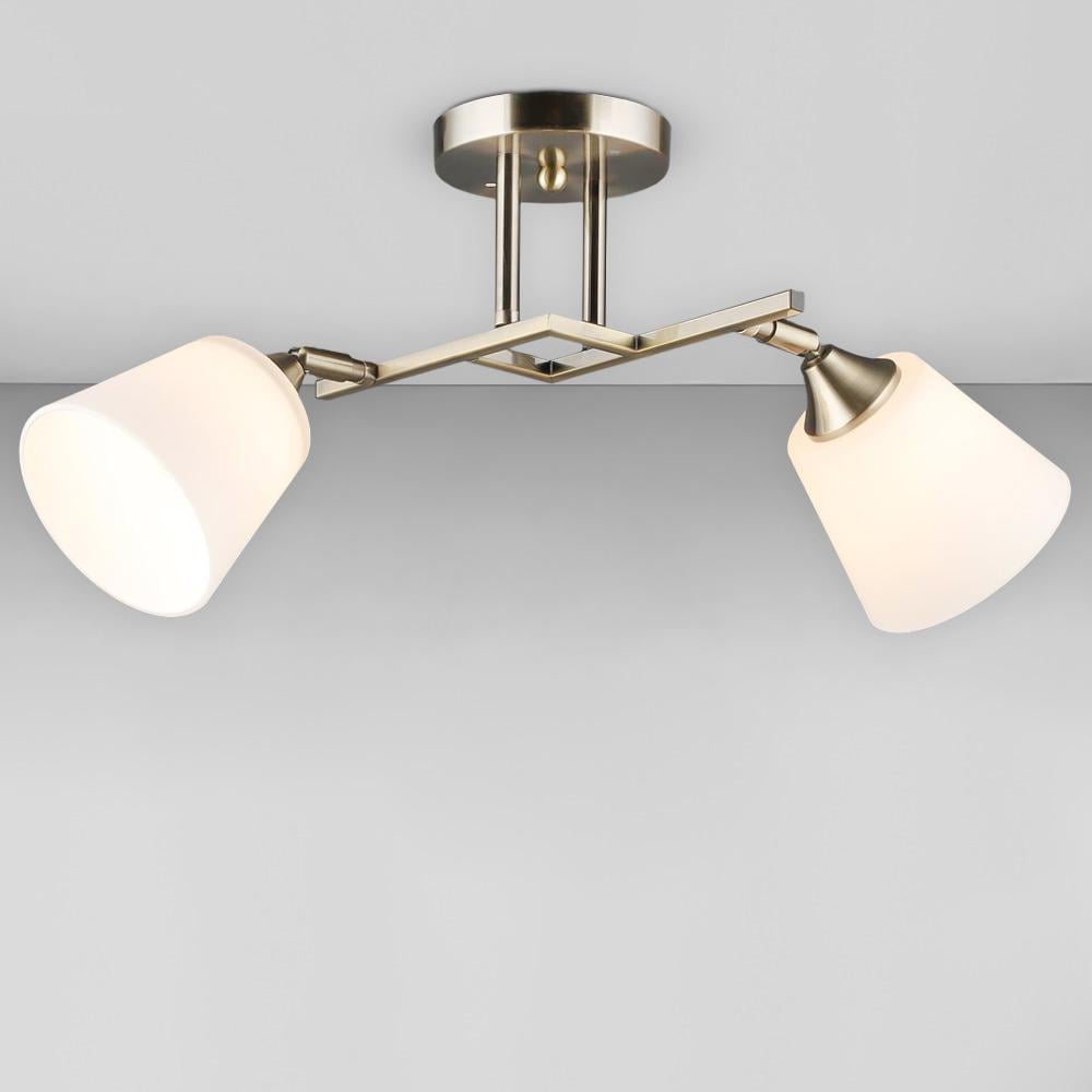 Люстра потолочная Light House SRS-20121/2 AB плафон белый Бронза