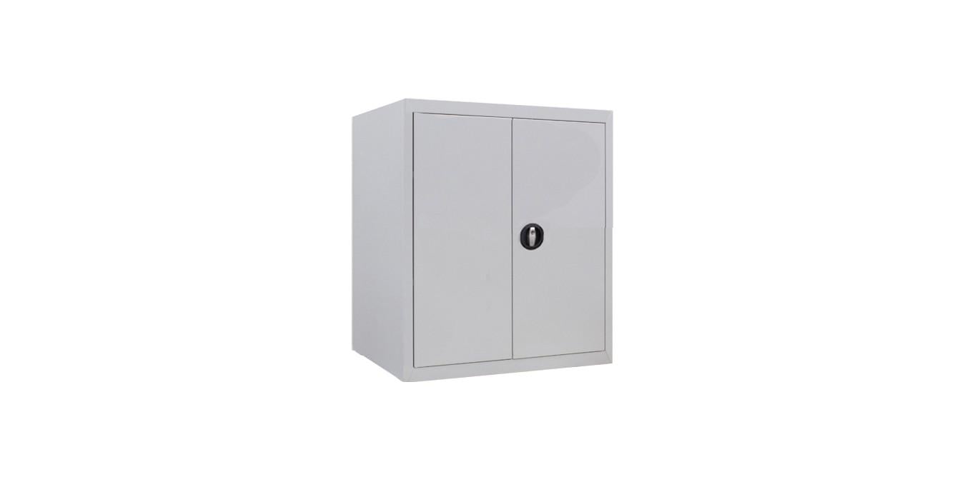 Шафа бухгалтерська Галіндустрія ШБМ-09 для документів 900x800x500х0,5 мм з полицями та ригельним замком металева Світло-сірий (124-119-000003716)