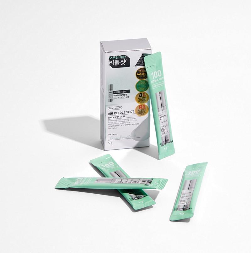 Сток с бустером VT Cosmetics RETI-A REEDLE SHOT со спикулами и ретинолом 2 мл 10 шт. (2476855329)