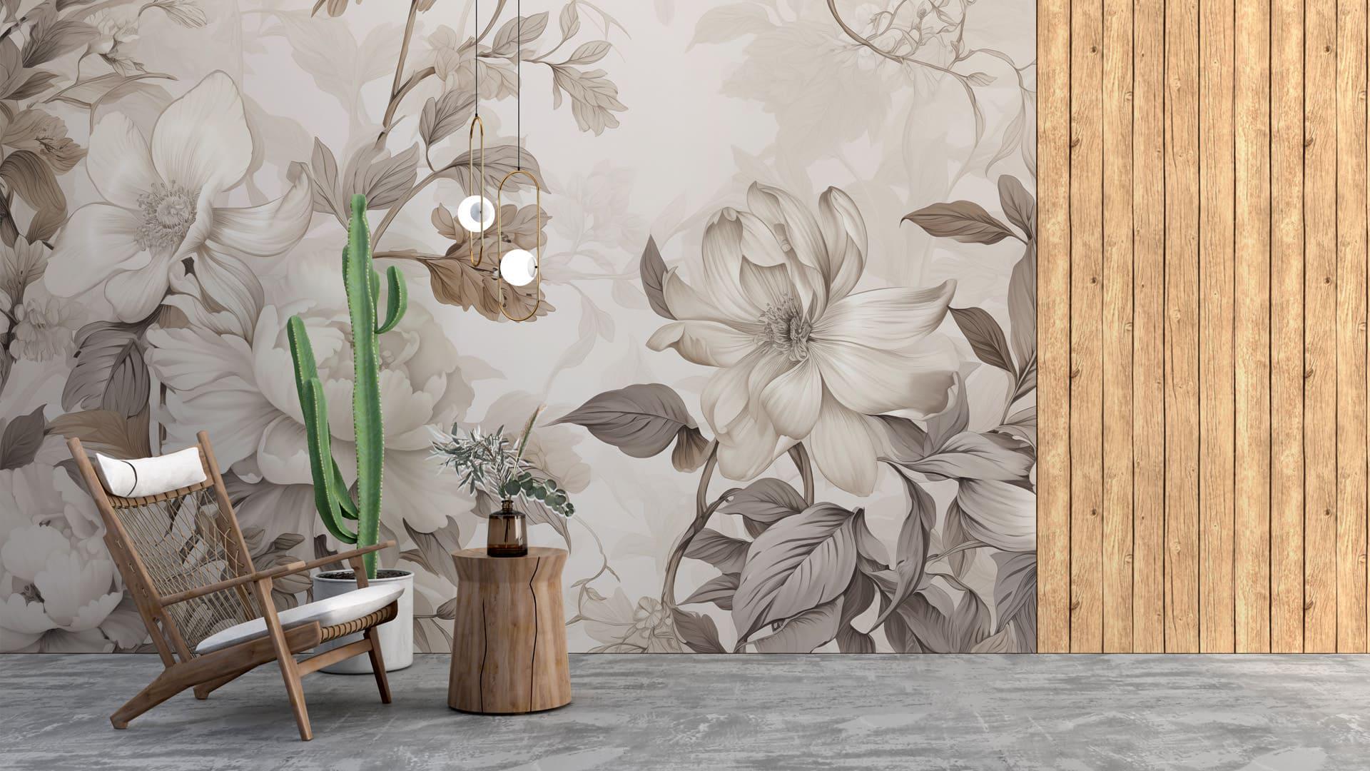 Фотообои флизелиновые Styleo Print-walls Цветок времени 0784 300х250 см (Pw-0784/2)