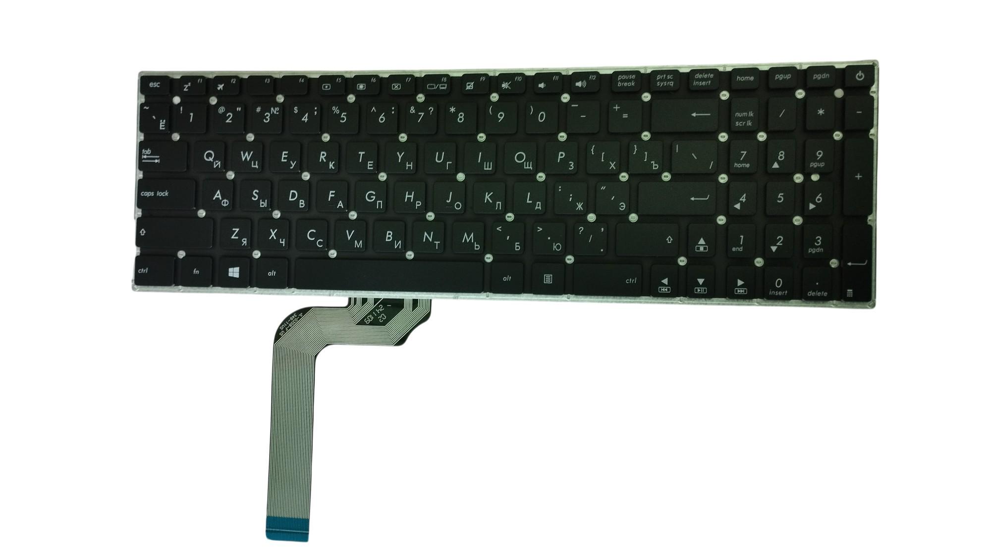 Клавиатура для ноутбука Asus X542/A542/K542 Black