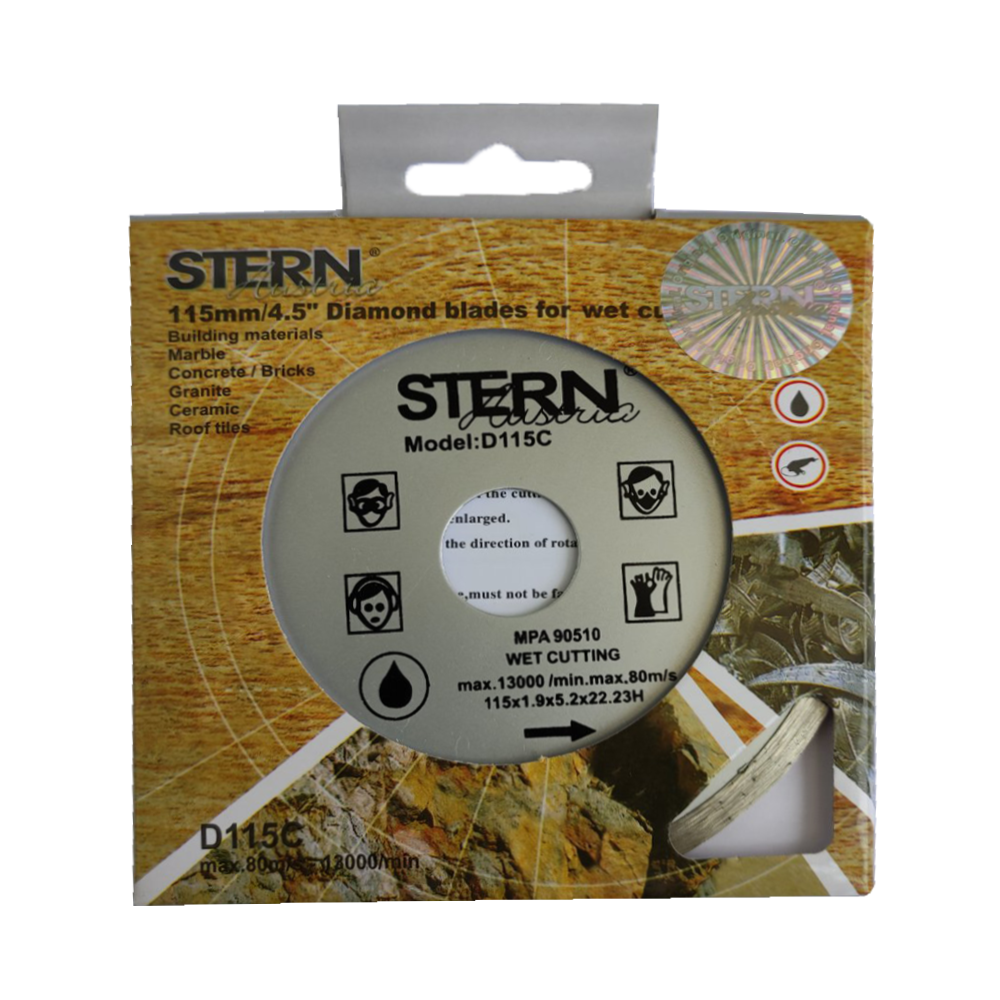 Диск алмазный сплошной Stern 115 мм (54200)